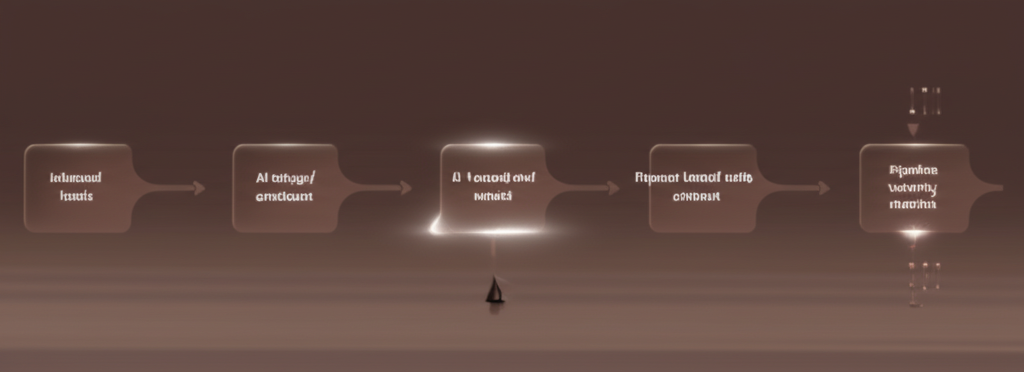 AI triage and human handoff flow that accelerates pipeline with scoring and context passing