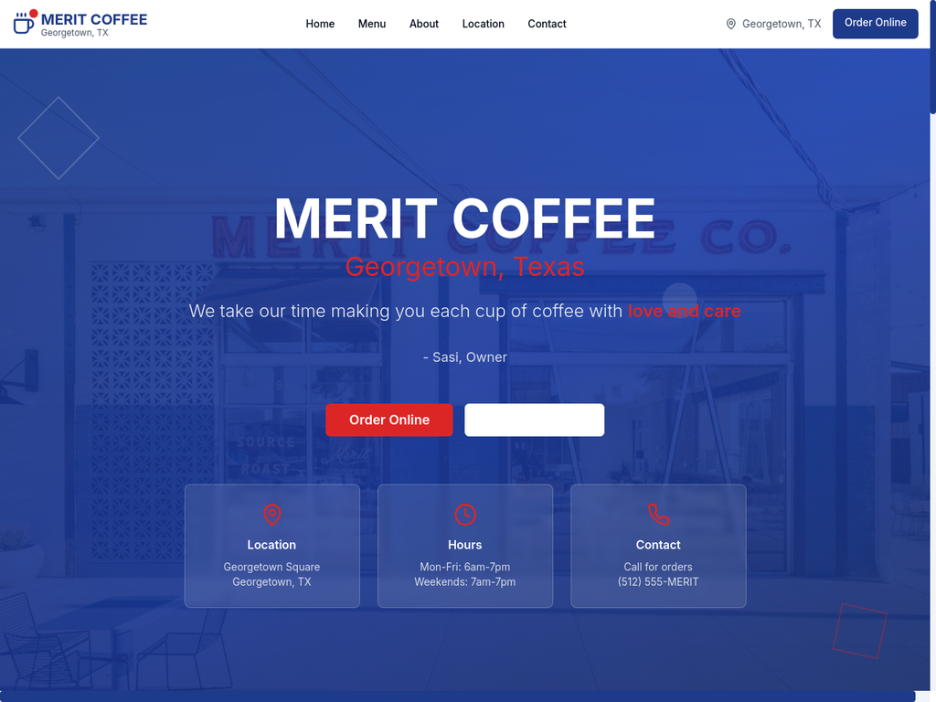 Merit Coffee Georgetown